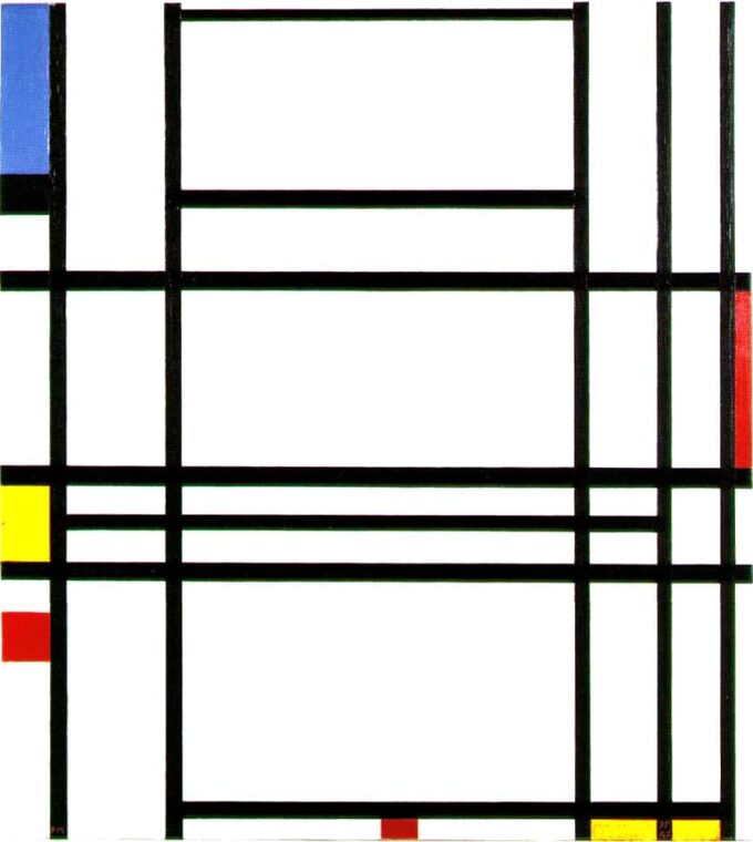 Composición n°10 – Mondrian Piet Mondrian 70x70