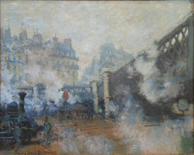 El Puente de Europa, estación de tren de Saint-Lazare – Claude Monet Claude Monet 85x75