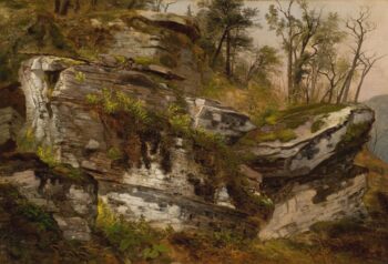 Acantilado rocoso, 1860 – Asher Brown Durand Asher Brown Durand