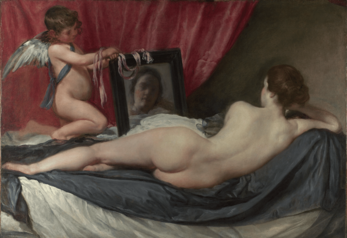 Venus en su espejo – Diego Velázquez Diego Velázquez 105x70