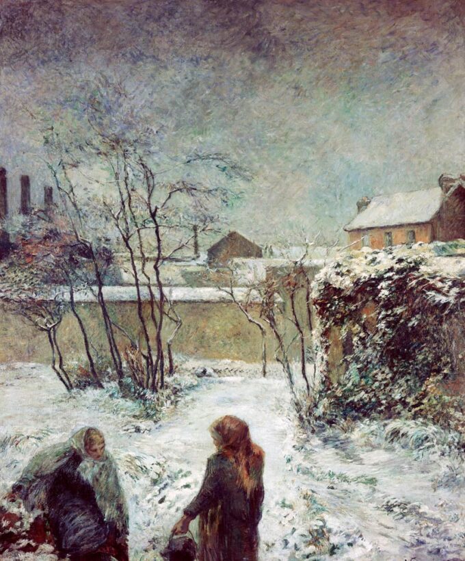 Calle de la cárcel en invierno – Paul Gauguin Paul Gauguin 70x85