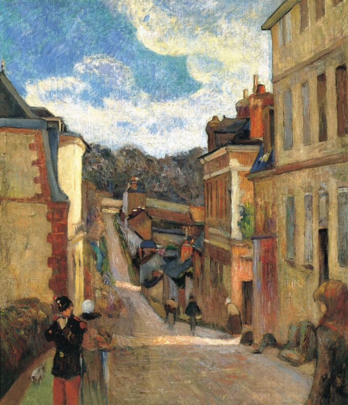 La calle Jouvenet en Ruan – Paul Gauguin Paul Gauguin 70x85