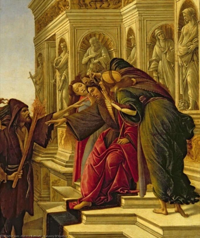 Calumnia de Apelles, 1497-98 (detalle de 209275) – Sandro Botticelli Sandro Botticelli 70x85