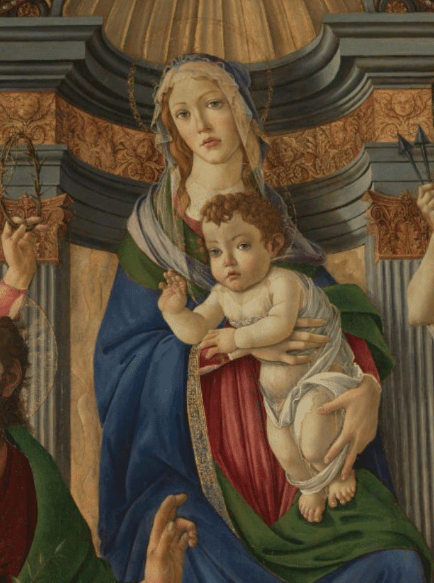 Marie con un niño – Sandro Botticelli Sandro Botticelli 70x85