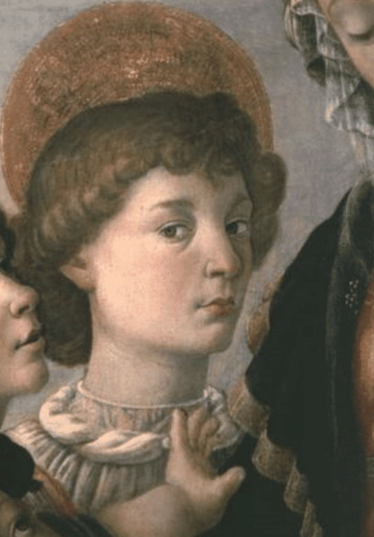 San Juan de la Virgen con el Niño (detalle de 44356) – Sandro Botticelli Sandro Botticelli 70x105