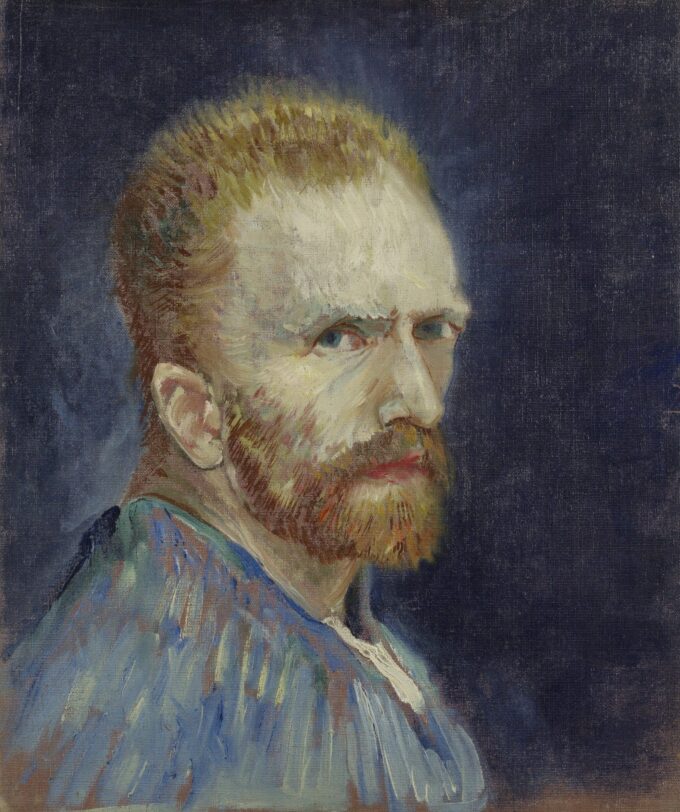 Autorretrato, 1887 de Van Gogh Autorretratos de Vincent van Gogh 70x85