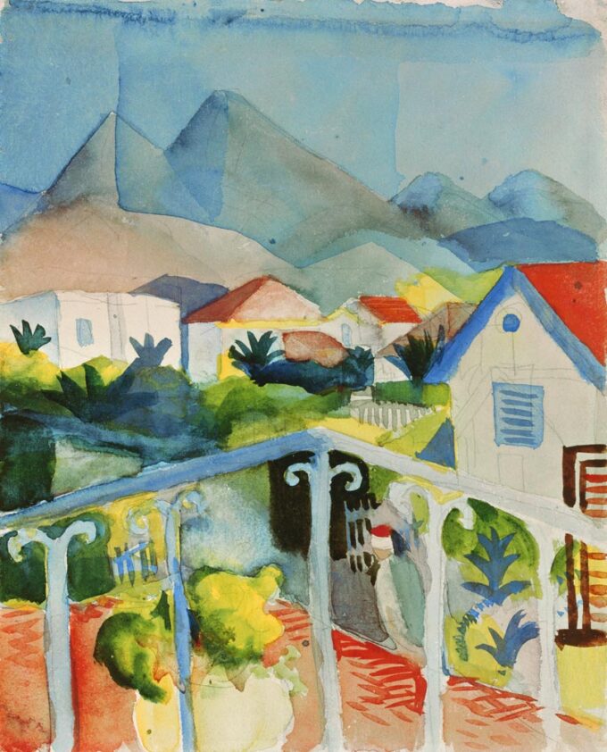 Saint Germain en Túnez – August Macke August Macke 70x85