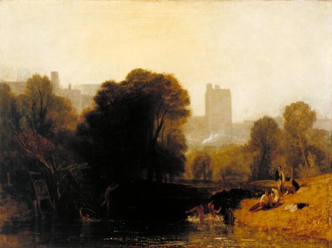 Cerca de la esclusa del Támesis – William Turner William Turner 85x75