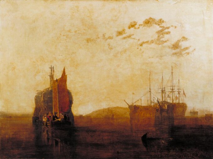 Hulks en el Tamar – William Turner William Turner 85x75