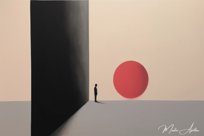 Tableau minimalista en la pared Pinturas al óleo contemporáneas