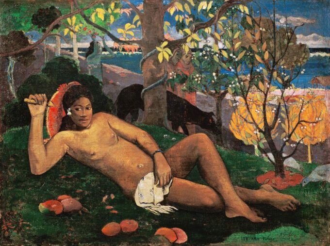 La esposa del rey – Paul Gauguin Paul Gauguin 85x75