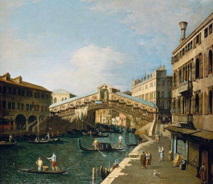 El Gran Canal, Venecia – Canal Giovanni Antonio Giovanni Antonio Canal 85x75