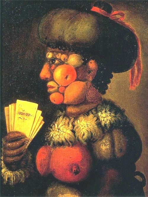 La dama del buen gusto – Arcimboldo Giuseppe Arcimboldo