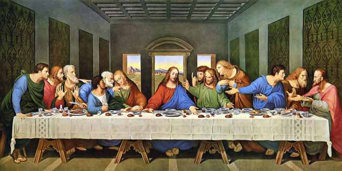 La Última Cena – Leonardo da Vinci Cuadros Populares 140x70