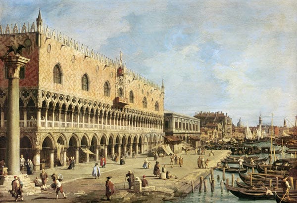 La Riva de los Esclavos, Venecia – Giovanni Antonio Canal Giovanni Antonio Canal 105x70