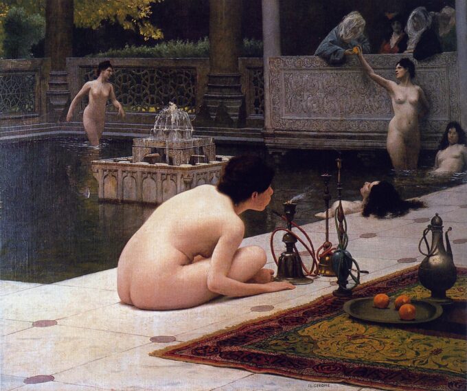 La Encendedora de pipa de agua – Jean-Léon Gérôme Jean-Léon Gérôme 85x75