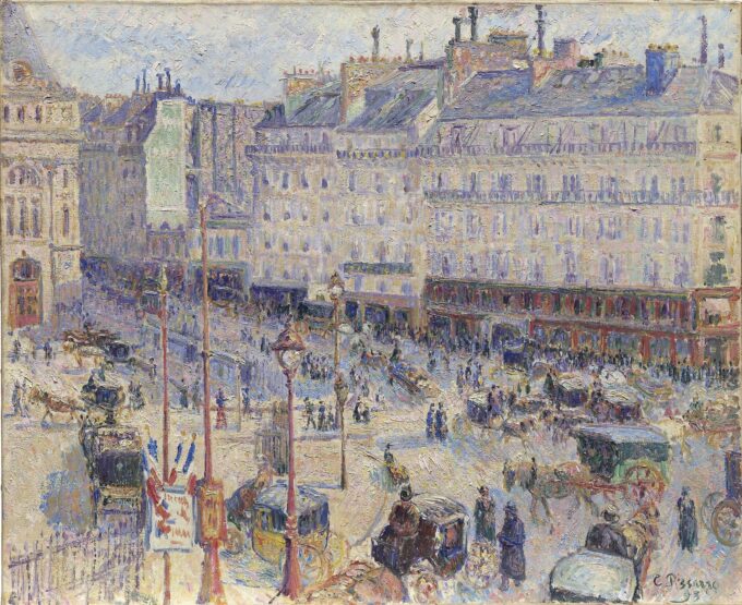 Plaza del Havre, París – Camille Pissarro Camille Pissarro 85x75