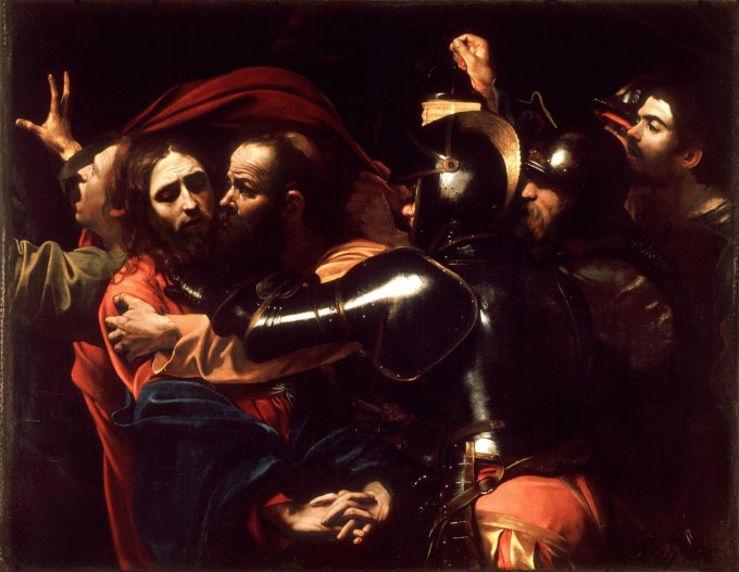 La detención de Cristo – Caravaggio Caravaggio 85x75