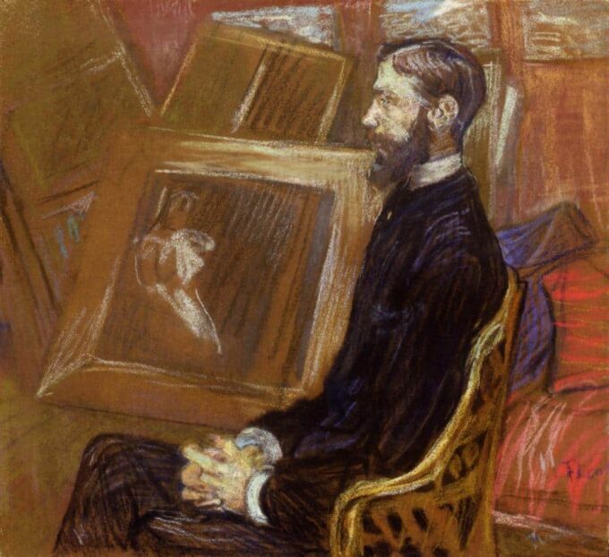 Retrato de M. Georges Henri Manuel – Toulouse Lautrec Henri de Toulouse-Lautrec 70x70