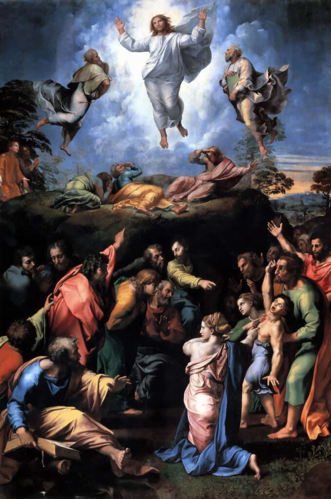 La Transfiguración – Raphaël (pintor) Rafael Sanzio 70x105