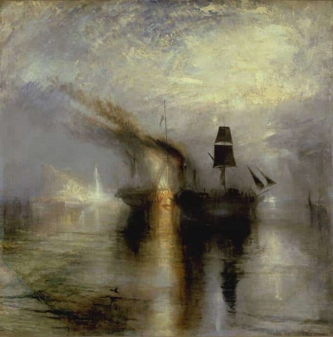 Funerales en el mar – William Turner William Turner 70x70