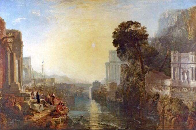 Didón haciendo construir Cartago o la Ascensión del Imperio cartaginés – William Turner William Turner 105x70