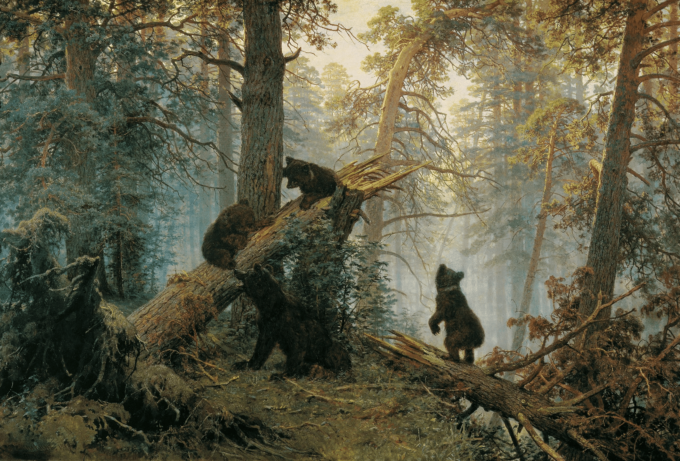 Una mañana en un bosque de pinos – Iván Shishkin Iván Shishkin