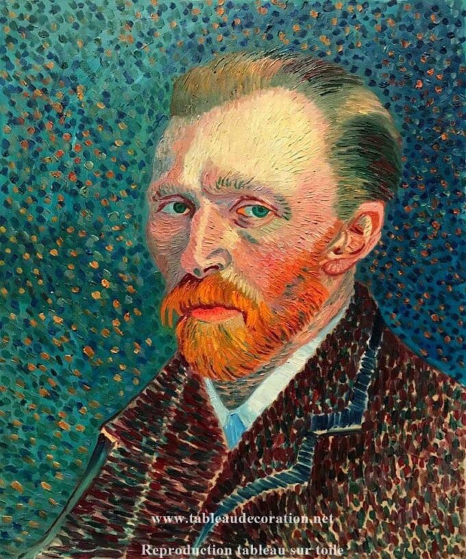 Retrato de Van Gogh en Tableau Vincent Van Gogh 70x85