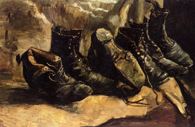 Tres pares de zapatos – Van Gogh Vincent Van Gogh 105x70