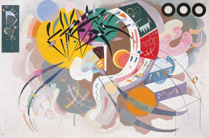 Curva dominante – Vassily Kandinsky Vasili Kandinski 105x70