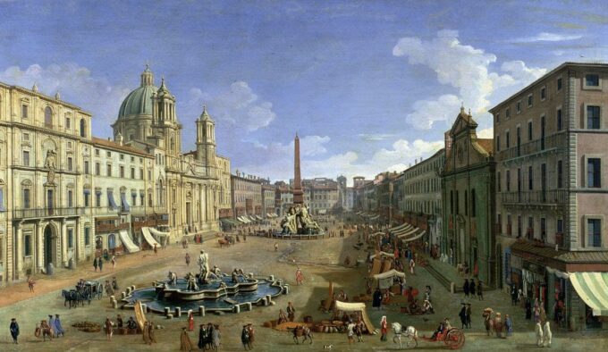 Vista de la Piazza Navona, Roma – Giovanni Antonio Canal Giovanni Antonio Canal 120x70