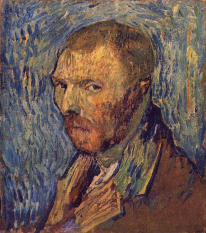 Autorretrato ‘con la oreja mutilada’ – Van Gogh Autorretratos de Vincent van Gogh 70x70