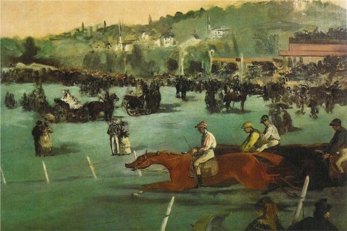 Carreras de caballos – Edouard Manet Édouard Manet 105x70