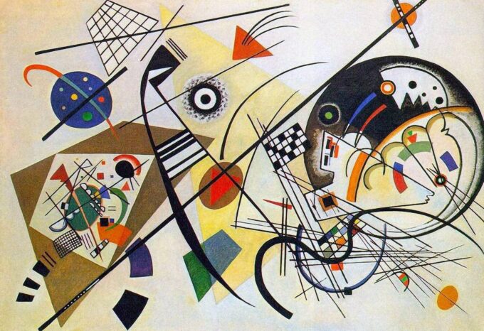 Línea transversal – Vassily Kandinsky Vasili Kandinski 105x70