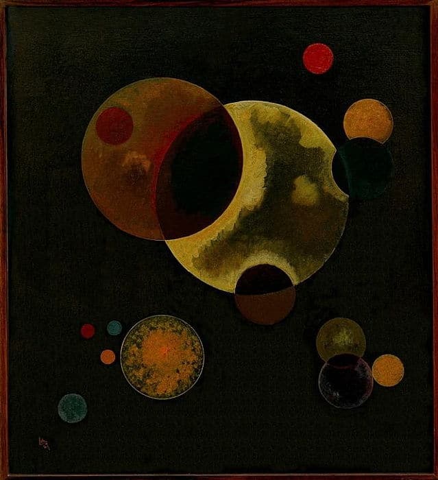 Círculos pesados – Vassily Kandinsky Vasili Kandinski 70x70