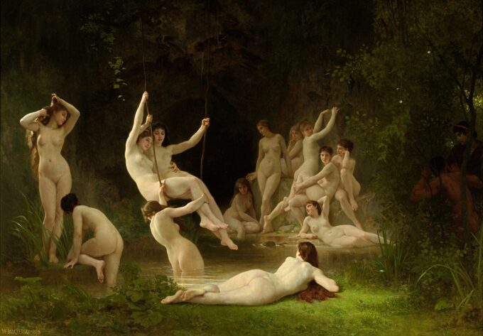 El Ninfáeum – William Bouguereau William Bouguereau 105x70