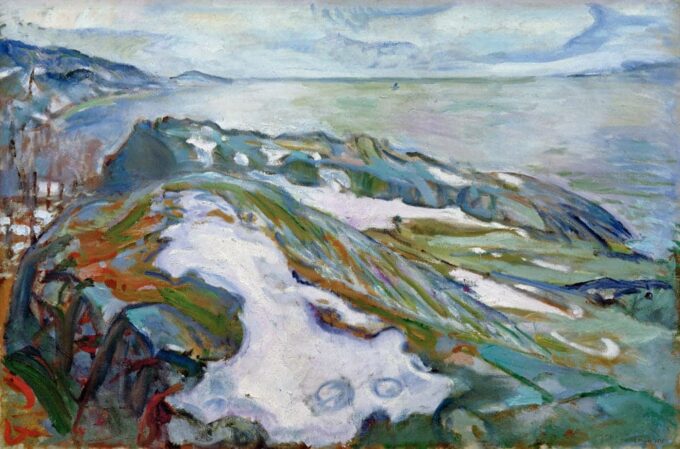 Paisaje de invierno – Edvard Munch Edvard Munch 105x70