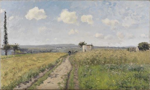 Mañana de junio cerca de Pontoise – Camille Pissarro Camille Pissarro 120x70