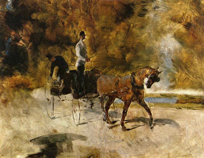 Un carro de perros – Toulouse Lautrec Henri de Toulouse-Lautrec 85x75