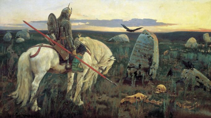 Un caballero en la encrucijada – Viktor Vasnetsov Viktor Vasnetsov