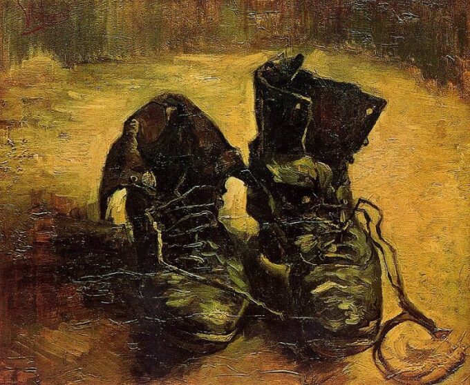 Una pareja de zapatos – Van Gogh Vincent Van Gogh 85x75