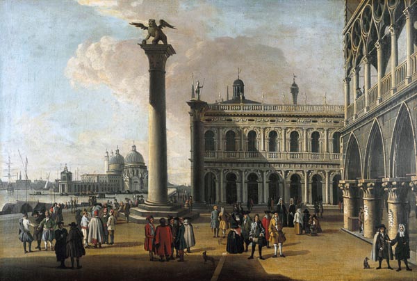 Una vista de la Piazzetta mirando hacia el oeste – Giovanni Antonio Canal Giovanni Antonio Canal 105x70