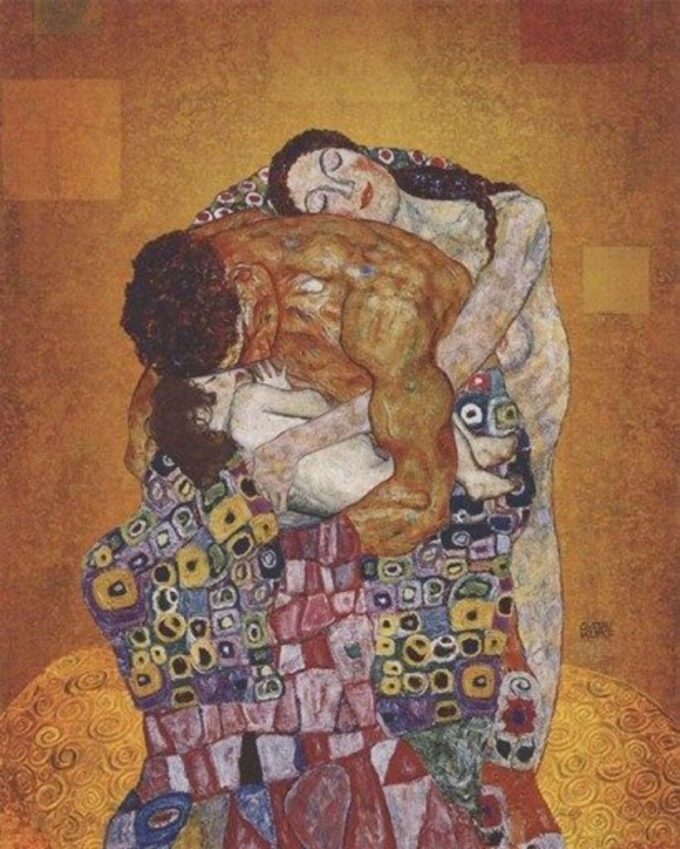 El abrazo familiar – Gustav Klimt Gustav Klimt