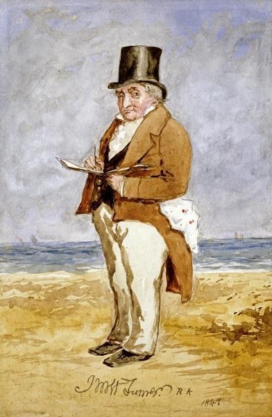 Retrato de pie de Joseph Mallord William Turner – William Turner William Turner 70x105