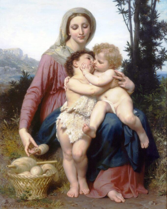 La Santa Familia – William Bouguereau William Bouguereau 70x85