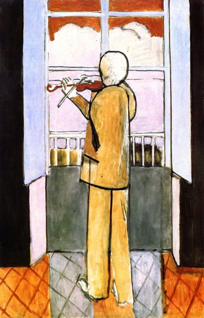 Violinista en la ventana – Matisse Henri Matisse 70x105