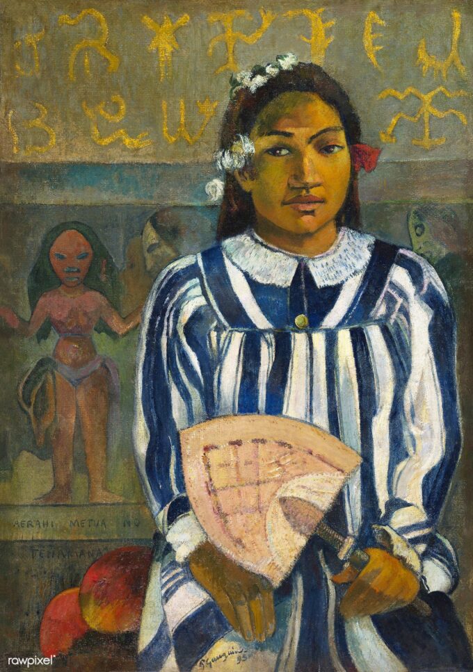 Merahi metua pas de Tehamana» – Paul Gauguin Paul Gauguin 70x105