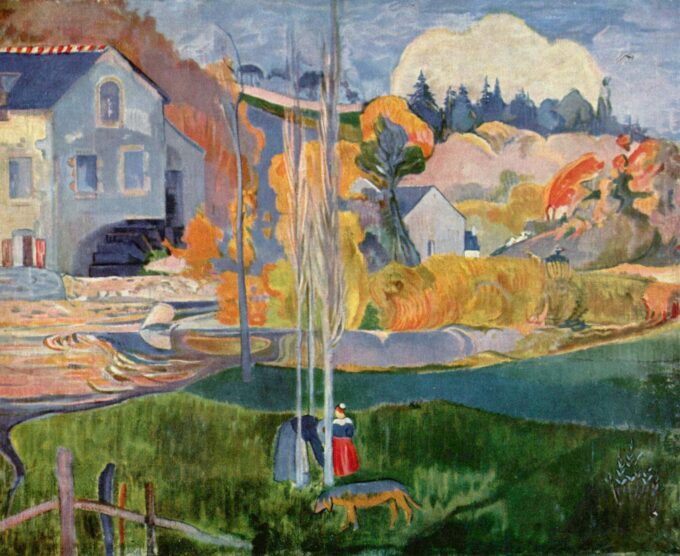 Paisaje en Bretaña – Paul Gauguin Paul Gauguin 85x75