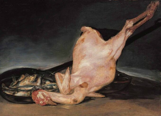 Pavo desplumado – Francisco de Goya Francisco de Goya 105x70