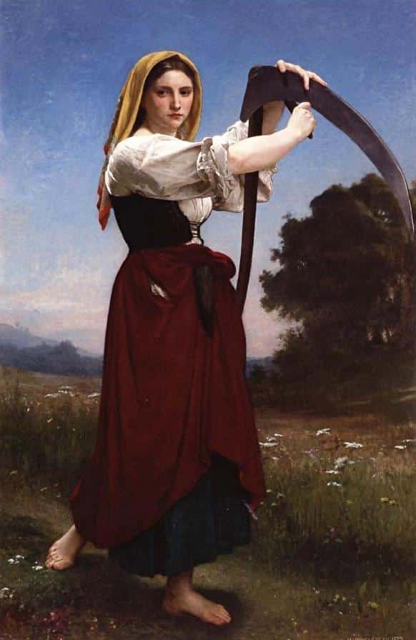 El segador – William Bouguereau William Bouguereau 70x105